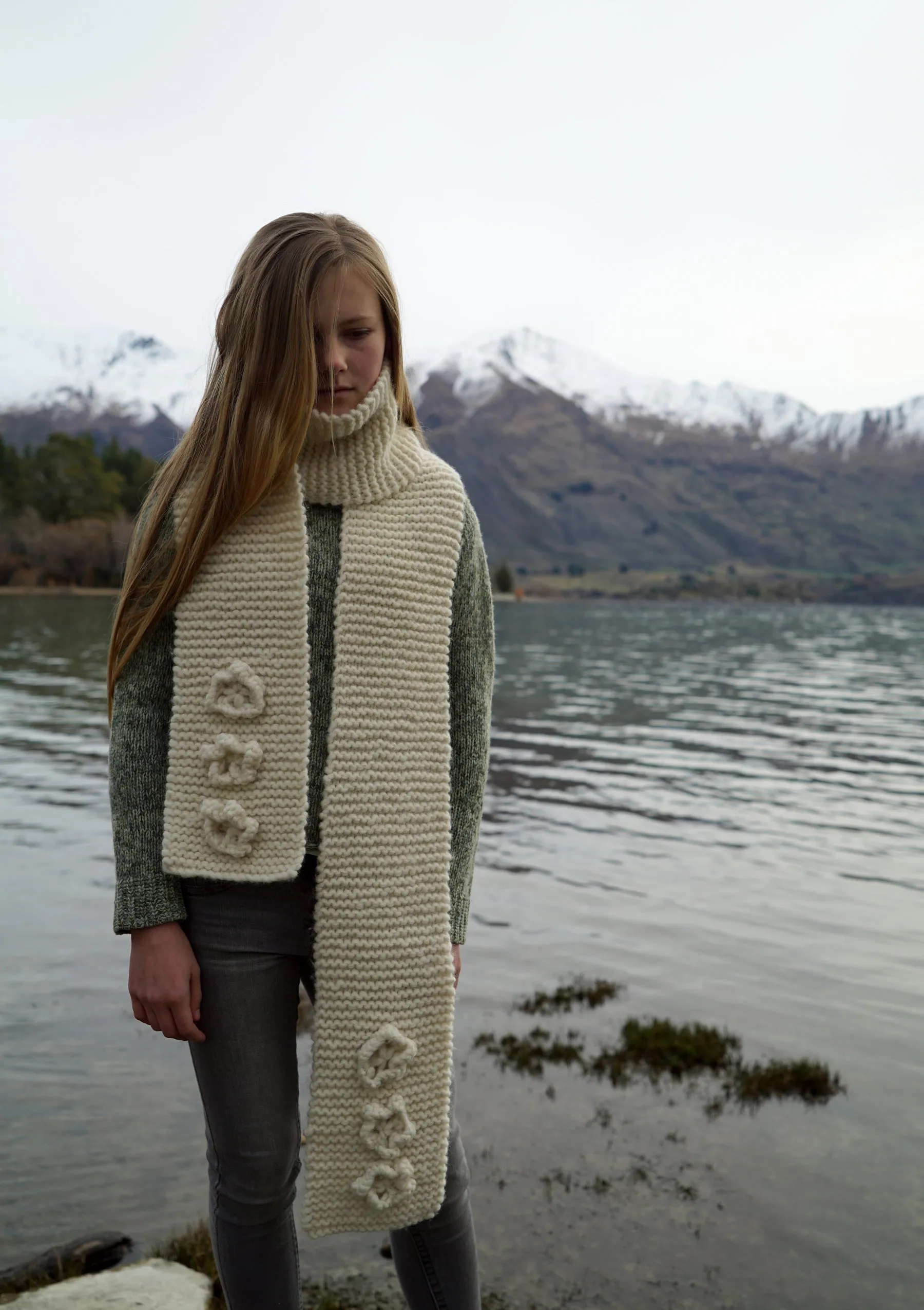 Alpine Daisys Scarf and Cowl