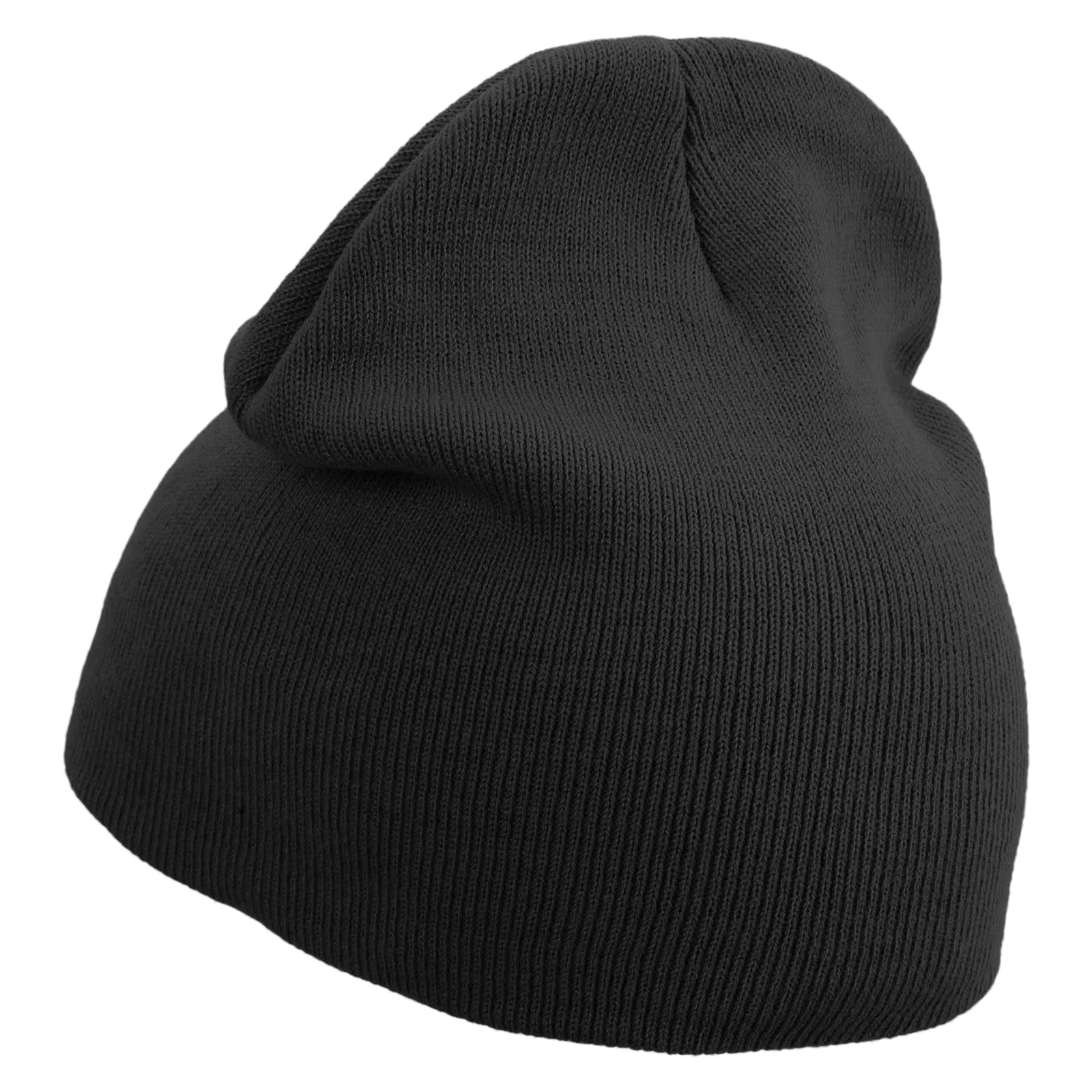 Artistic Letter B Embroidered 8 inch Acrylic Short beanie