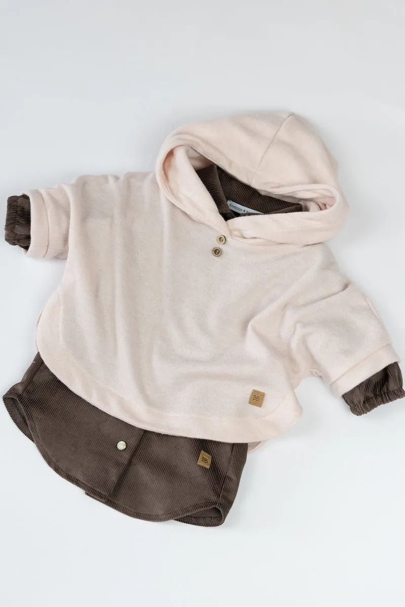 BAMBOOM Maglia Poncho Bimba