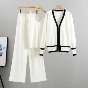 Daisy - Chic Knitted Three-Piece Set