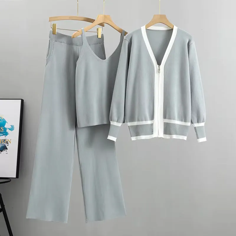 Daisy - Chic Knitted Three-Piece Set