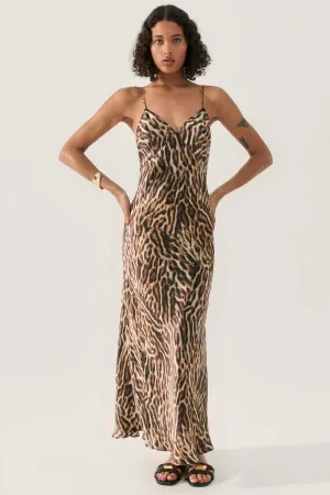 Deco Rouleau Dress Leopard