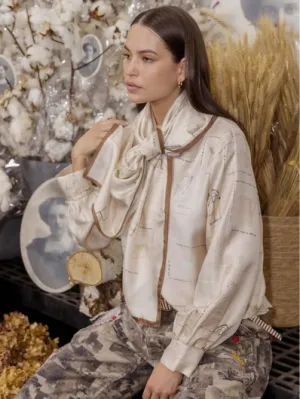 Maud Dainty - Doodles Silk Scarf