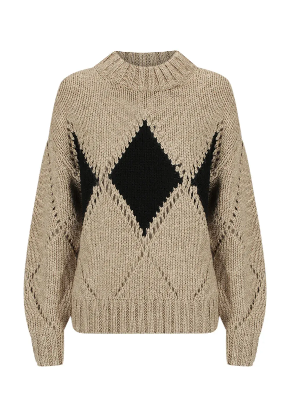 Morrison - Eden Knit Pullover - Pebble