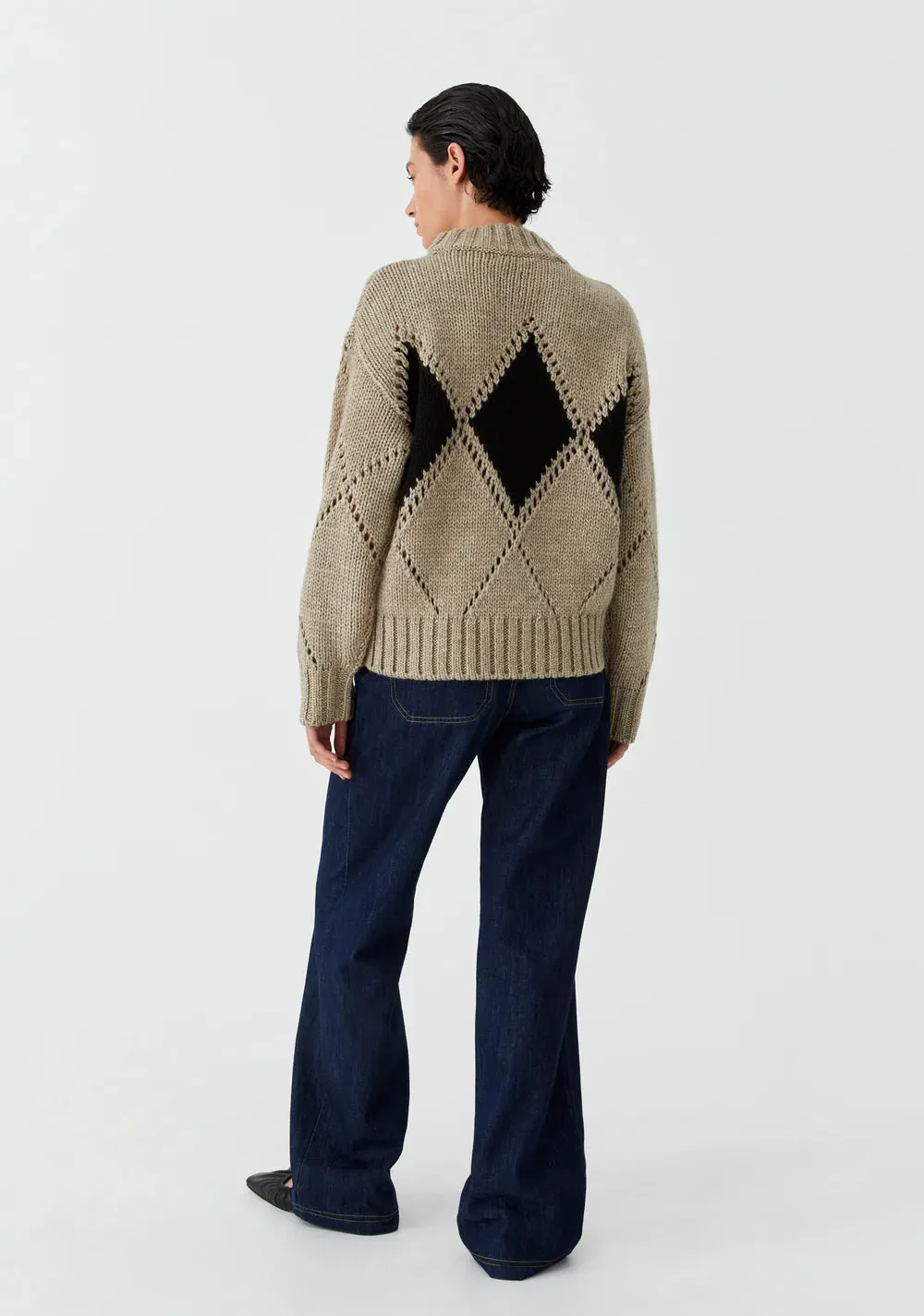 Morrison - Eden Knit Pullover - Pebble