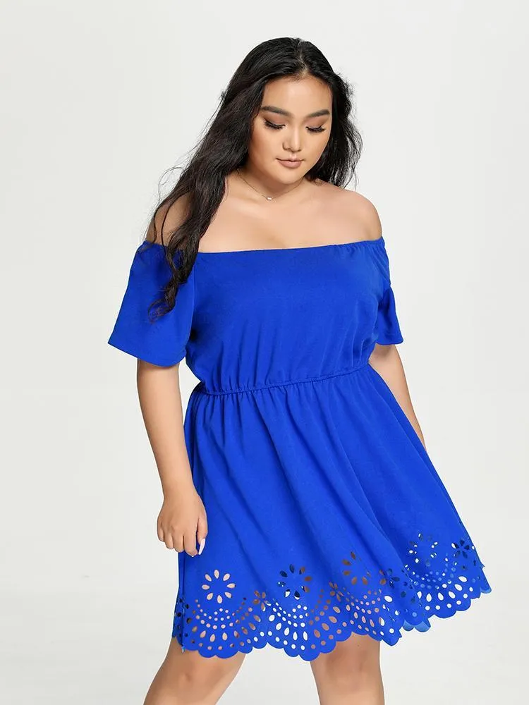 Off Shoulder Cut Out Dress