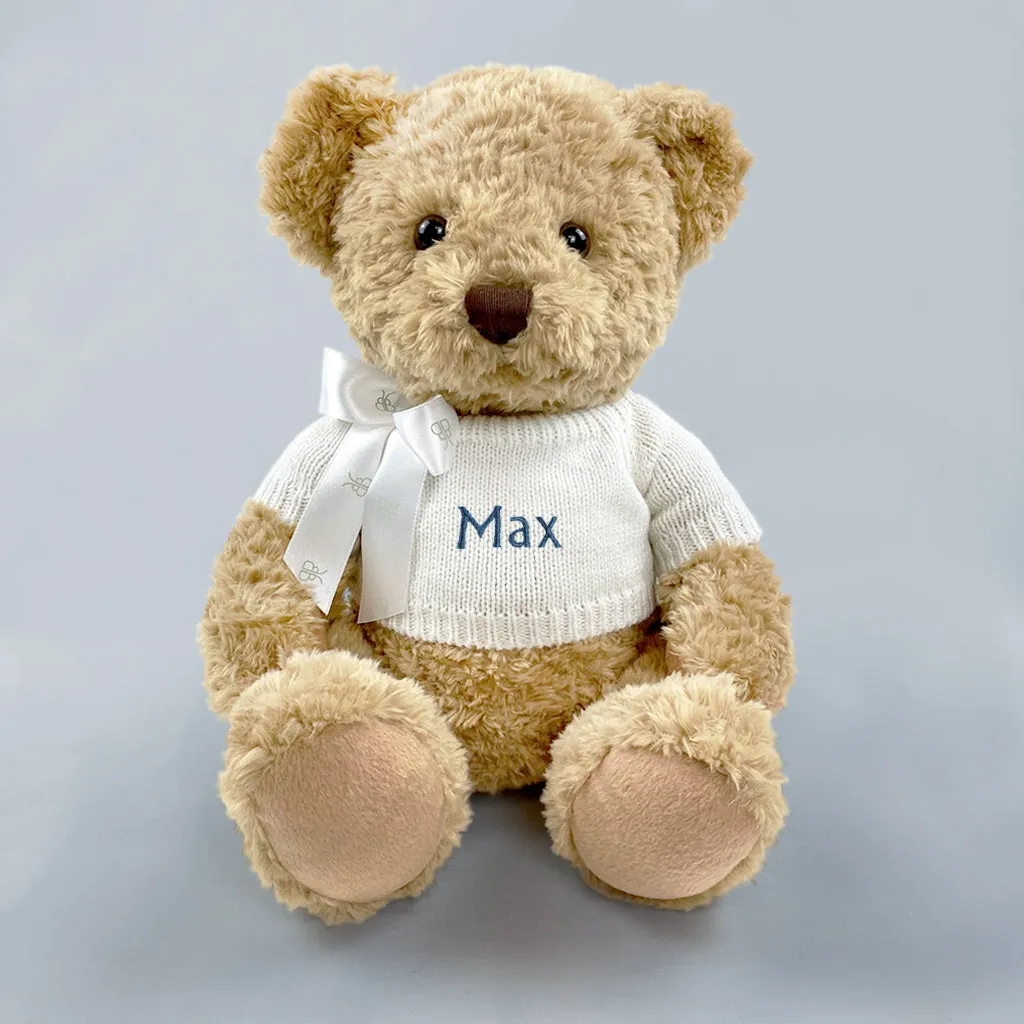 Personalised Bernard Bear, Blue