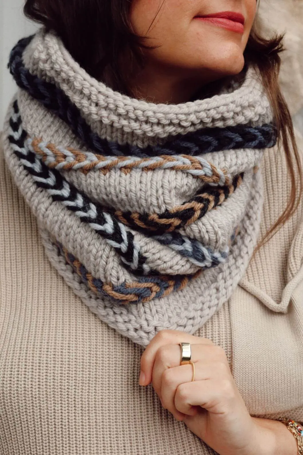 Tango Braided Cowl (Knit)