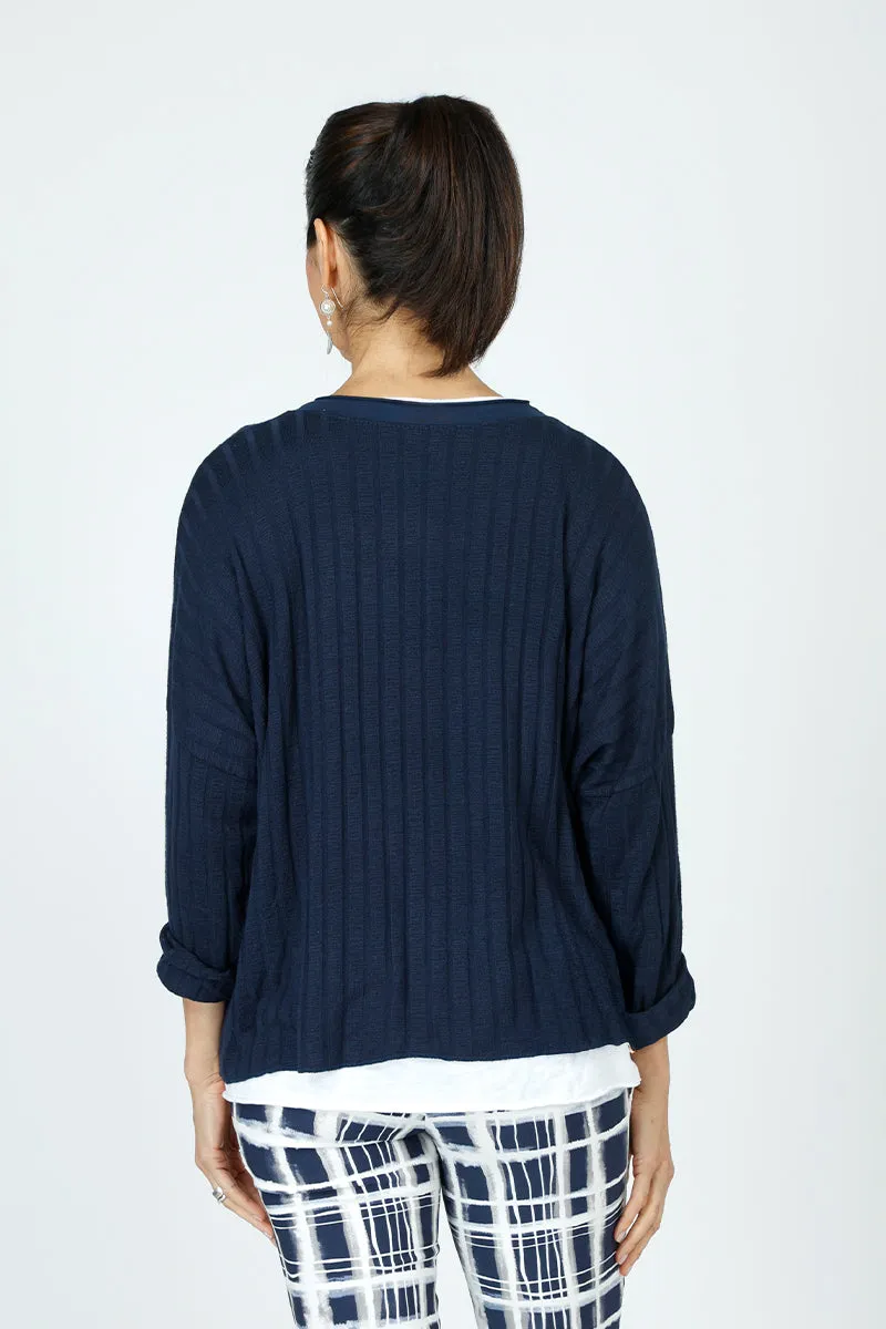 Ten Oh 8 Ribbed Knit with Tank & Scarf