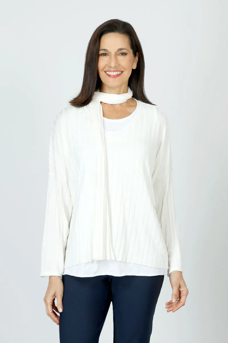 Ten Oh 8 Ribbed Knit with Tank & Scarf