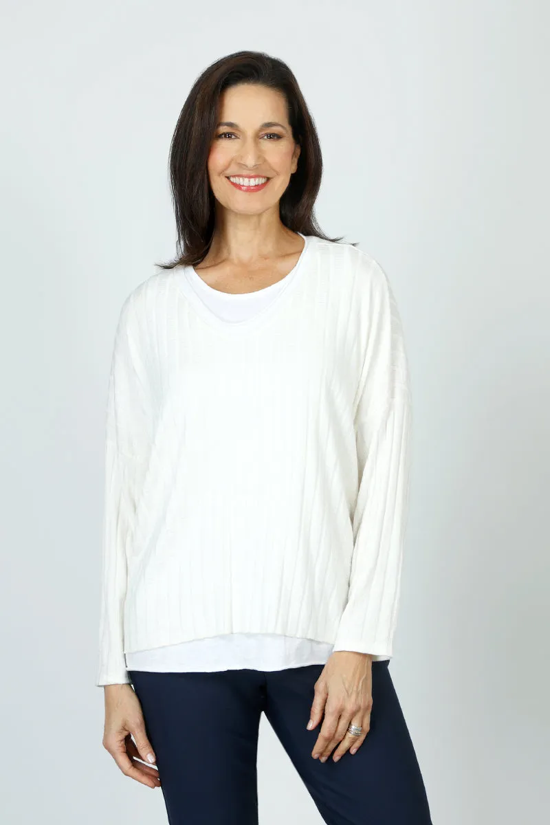 Ten Oh 8 Ribbed Knit with Tank & Scarf