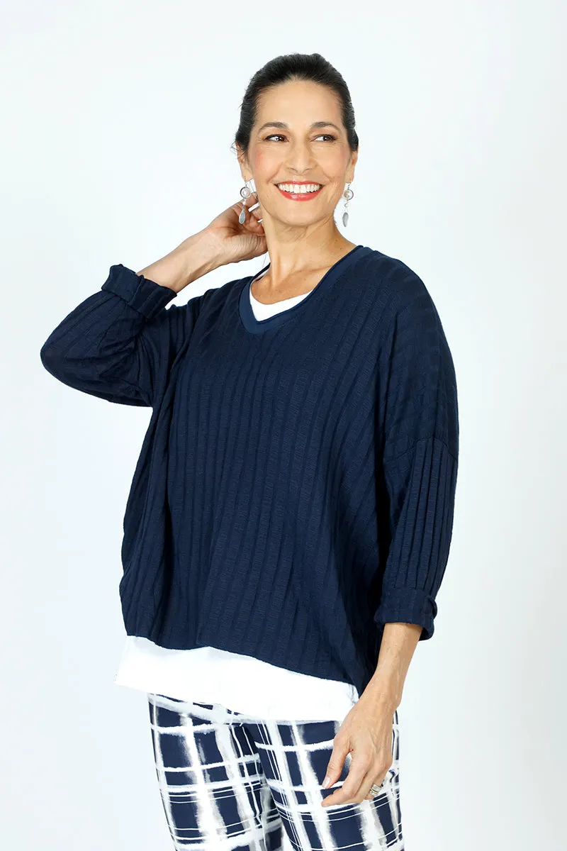 Ten Oh 8 Ribbed Knit with Tank & Scarf