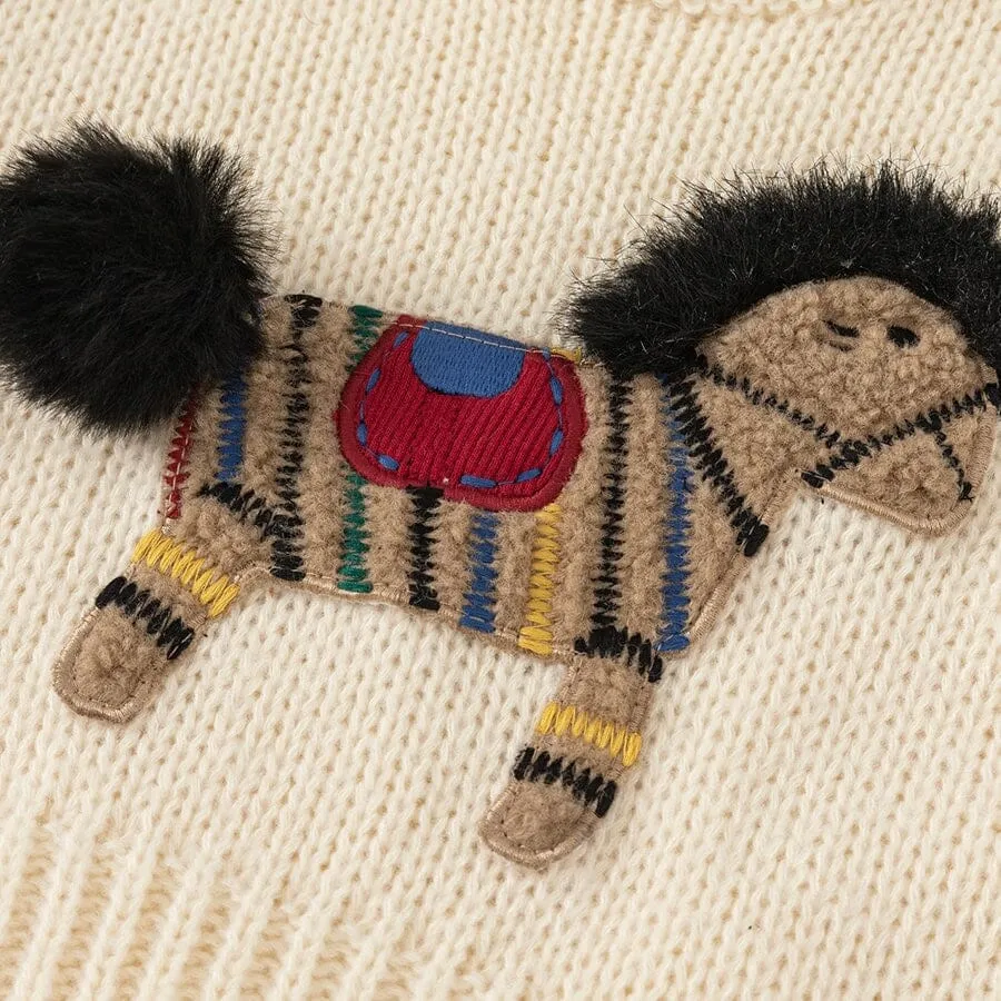 Vintage Pony Knitted Vest