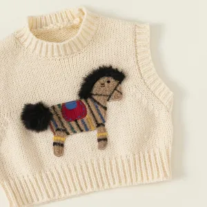 Vintage Pony Knitted Vest